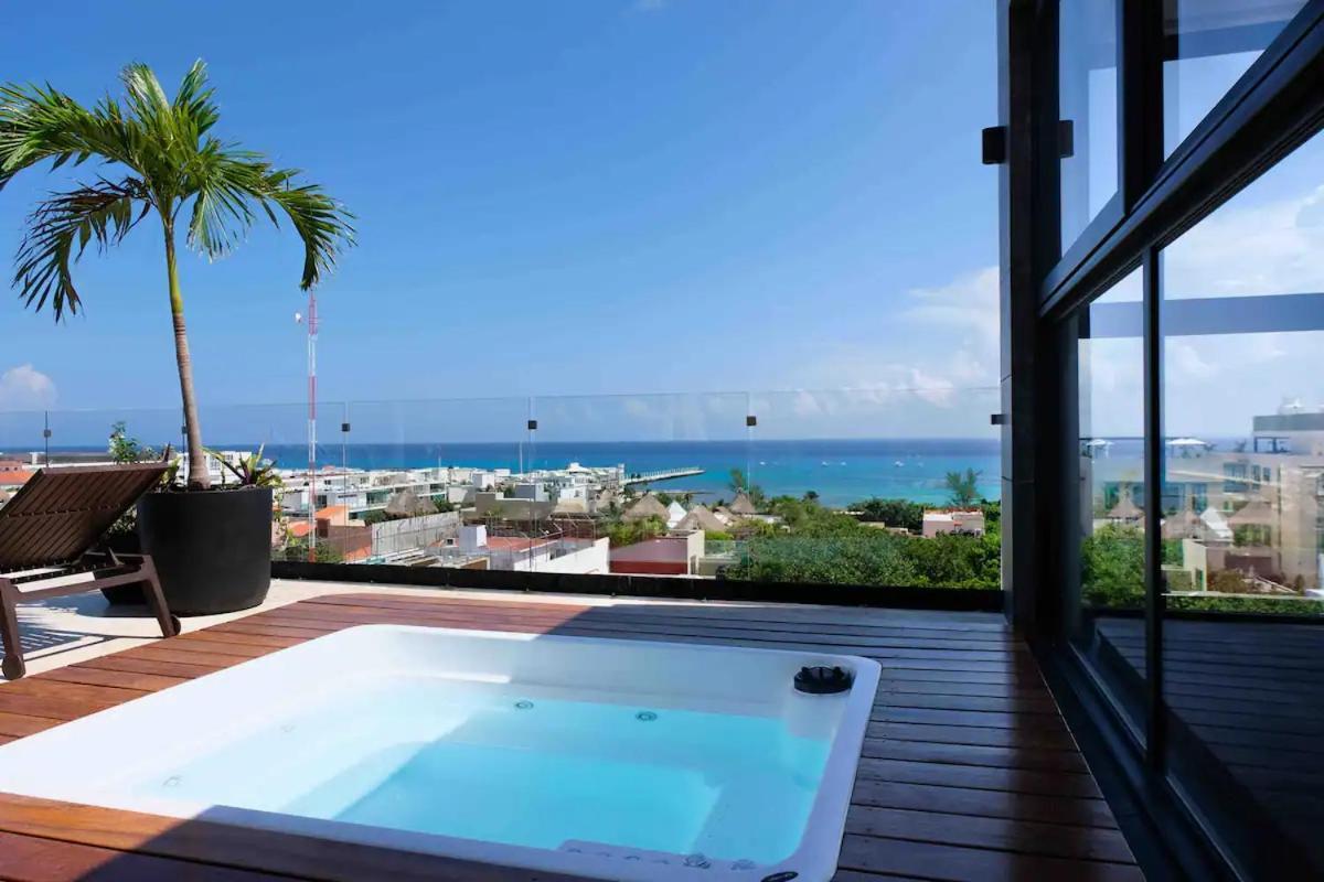 Stayon5A.Av.Penthouse With Privatepool Freeparking Playa del Carmen Esterno foto